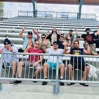 Inpatient Treatment 10 Men on an outing from addiction treatment centre