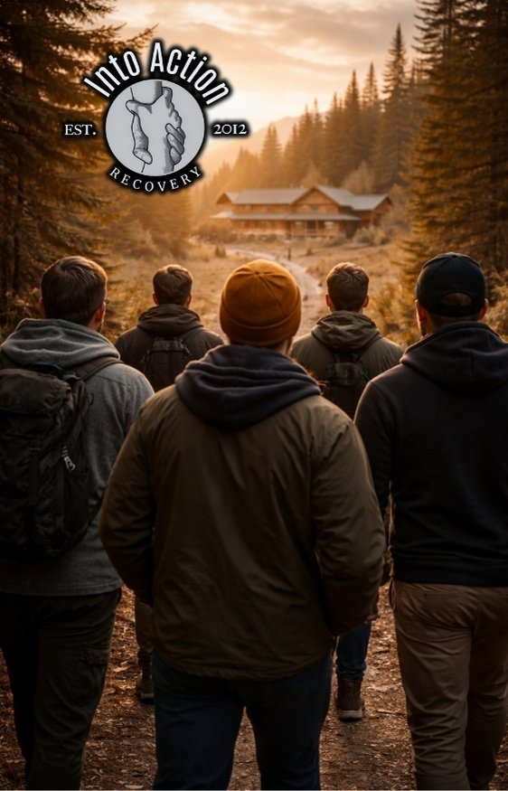 Men At An Inpatient Rehab Program Looking Ahead At Life