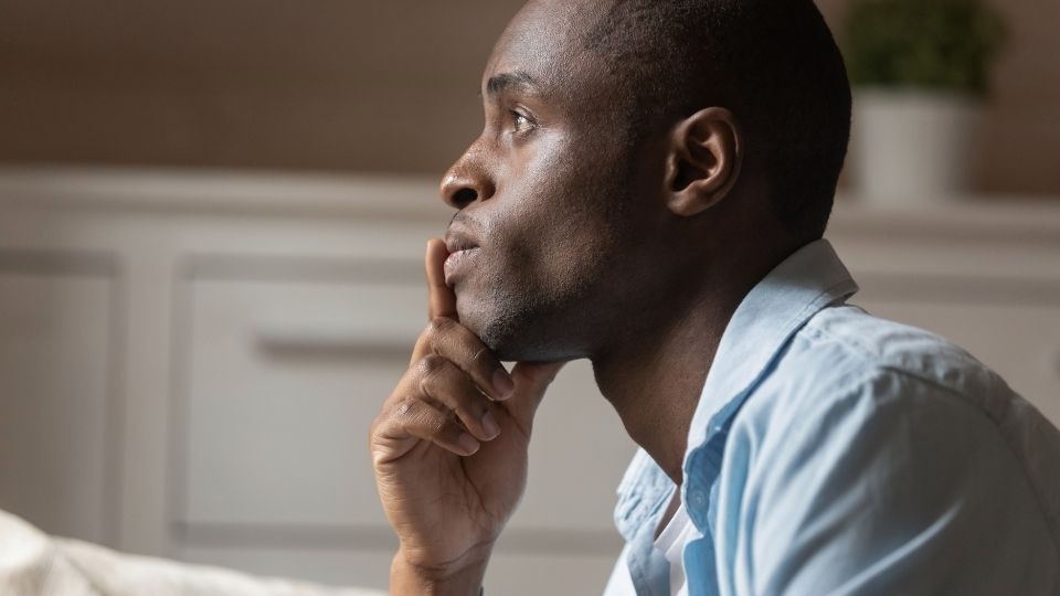 Gabapentin Withdrawal: Symptoms, Timeline, and What to Expect 1 A man thinks about how gabapentin withdrawal can last a few days (1)