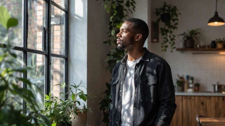 A man thinks about how gabapentin withdrawal can last a few days or longer