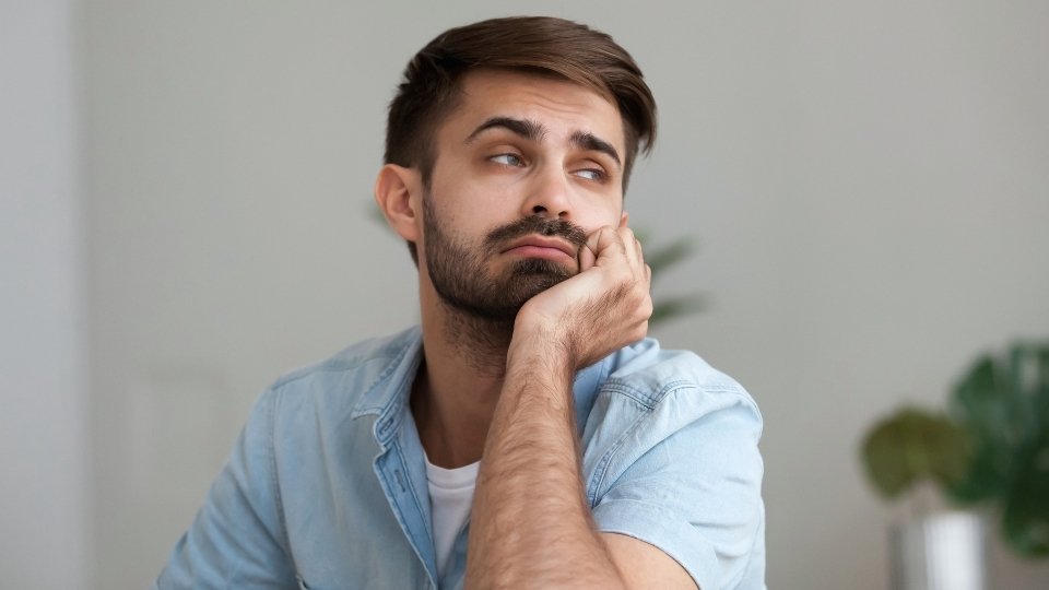 Is Tequila an Upper? No it is a depressant, as this man demonstrates with his low mood