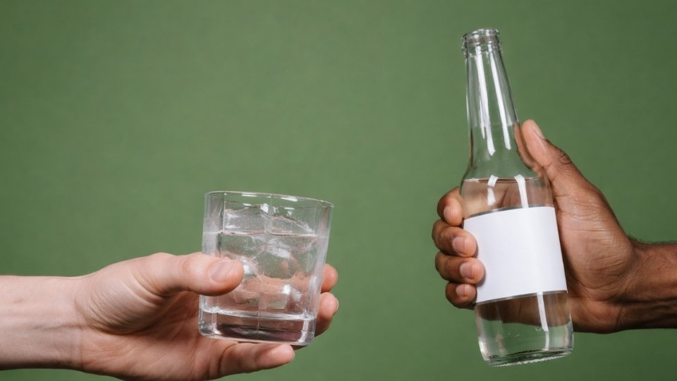 How to Quit Drinking Alcohol: A Realistic Guide That Works 1 two people compare empty containers while discussing how to quit drinking